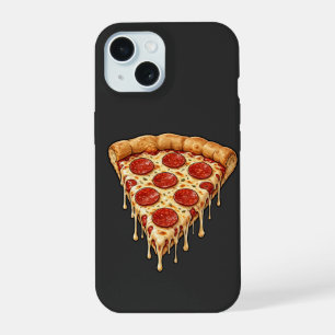 Schmelzende Pepperoni-Pizza-Scheibe - Lustiger tro iPhone 15 Hülle