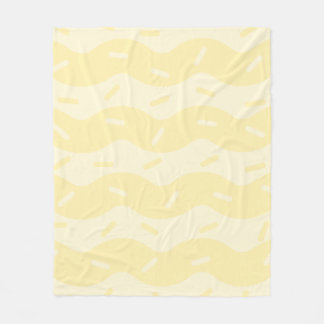 Schmelzende Vanilleeis-Fleece-Decke Fleecedecke