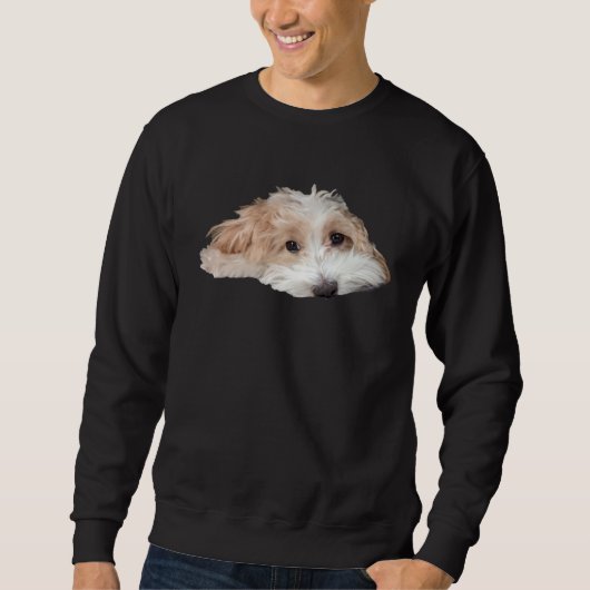 schmelzender Hund Sweatshirt (Vorderseite)