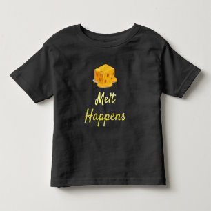 Schmelzender Käse - lustiger Spruch T-Shirt