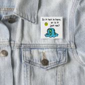 Schmelzender Planeten-Knopf Button (Beispiel)