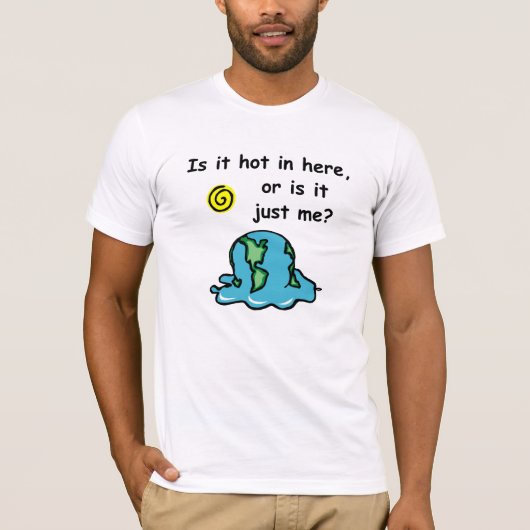 Schmelzender Planeten-T - Shirt (Vorderseite)