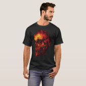 Schmelzender Schädel T-Shirt (Vorne ganz)