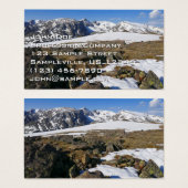 Schmelzender Schnee in den Rocky Mountains (Vorne & Hinten)
