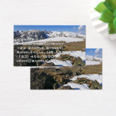 Schmelzender Schnee in den Rocky Mountains (Schreibtisch)