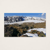 Schmelzender Schnee in den Rocky Mountains (Rückseite)