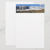 Schmelzender Schnee in den Rocky Mountains Briefpapier (Vorne/Hinten)