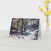 Schmelzender Schnee Pauls Cezanne-. Fontainbleau Karte (Gelbe Blume)