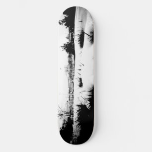 Schmelzender Schnee Skateboard