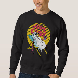 Schmelzender Schneemann So heiß, um cool zu sein Sweatshirt