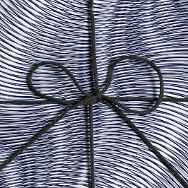 Schmelzender Silbereffekt Moiré Stripes Abstrakt Geschenkpapier