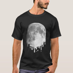 SCHMELZENDER VOLLMOND Triefende Raumkunst T-Shirt