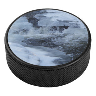 Schmelzendes Eis Eishockey Puck