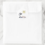 Schmelzendes Hac Runder Aufkleber (Tasche)