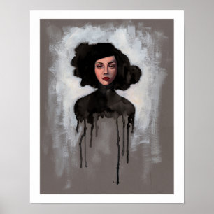 Schmelzendes Mädchen Poster