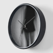 Schmelzendes Schattenmädchen Uhr (Winkel)