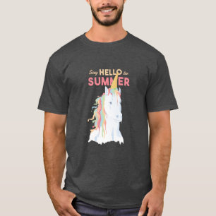 Schmelzendes Sommer-Einhorn T-Shirt
