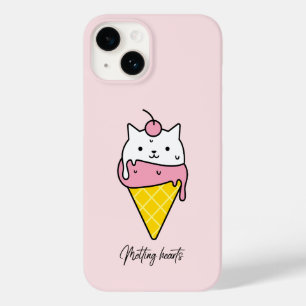 Schmelzherzen - Niedliche Sommereiscreme Case-Mate iPhone 14 Hülle