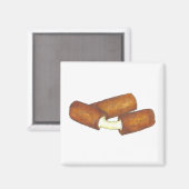 Schmelzkäse Feinschmecker Magnet (Vorderseite/Rückseite)