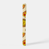 Schmelzkäse Pizza Muster iPhone 15 Hülle (Rechte Seite)