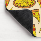 Schmelzkäse Pizza Muster Mousepad (Ecke)