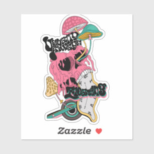 Schmelzkleber Aufkleber