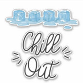 Schmelzkuben-Aufkleber Aufkleber (Vorderseite)