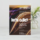 Schmelzkunstausstellung Einladung (Stehend Vorderseite)