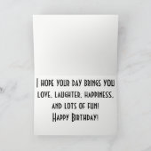 Schmelzperle Lover Geburtstag Karte (Innenseite)