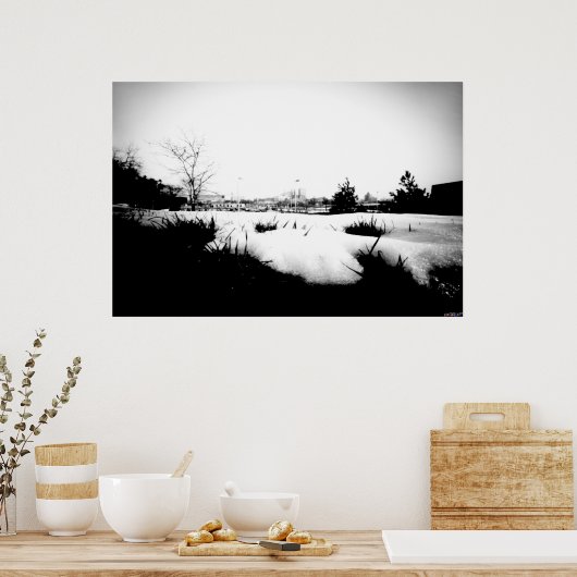 Schmelzschnee Poster (Küche)
