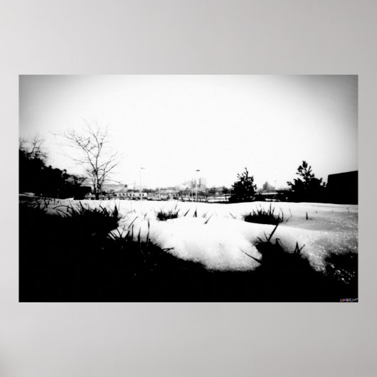 Schmelzschnee Poster (Vorne)
