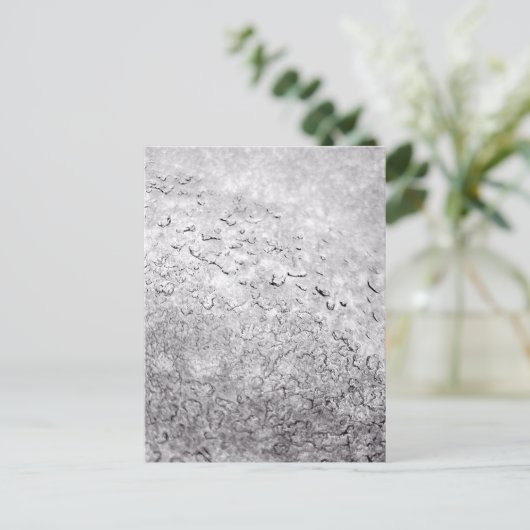 Schmelzschnee Postkarte (Stehend Vorderseite)