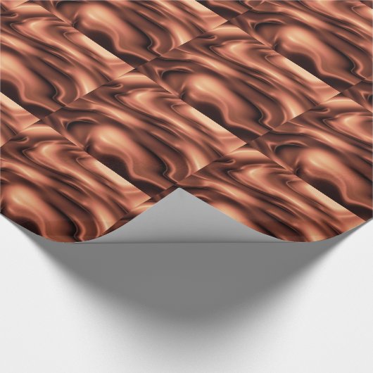 Schmelzschokolade Geschenkpapier (Ecke)