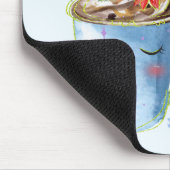 Schmelztablette | Gemütlicher Einhorn Winter Mousepad (Ecke)