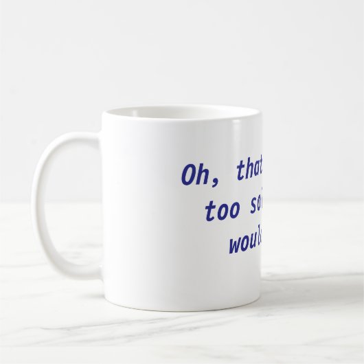 Schmelztasse Kaffeetasse (Links)