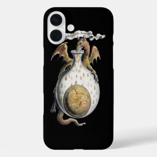 Schmelztiegel des Drachen der Alchemie Schwarz iPhone 16 Plus Hülle