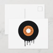 Schmelztiegel Vinyl lp Record Einladungspostkarte (Vorne/Hinten)