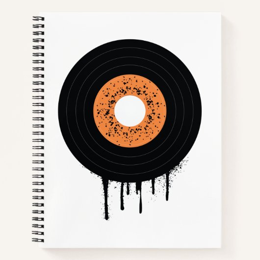 Schmelztiegel Vinyl lp Record Notizblock (Vorderseite)