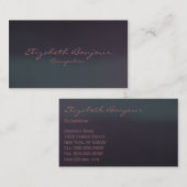 Schmelzträume ~ Visitenkarte (Vorne/Hinten)