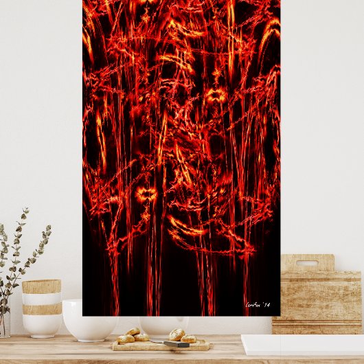 Schmelzwasser Poster (Küche)