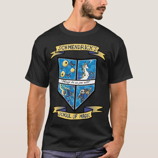 Schmendricks Schule der Magie Geschenk Geschenk T-Shirt (Vorderseite)
