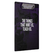 Schmerz - Ausarbeiten inspirierender Wörter - Kett Klemmbrett (Rechts)