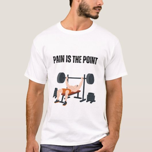 Schmerz ist der Punkt T-Shirt (Vorderseite)