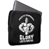 Schmerz ist vorübergehend, Ruhm ist für immer - Bo Laptopschutzhülle (Vorne Rechts)