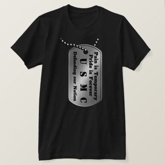 Schmerz ist vorübergehender Stolz ist für immer T-Shirt (Design vorne)