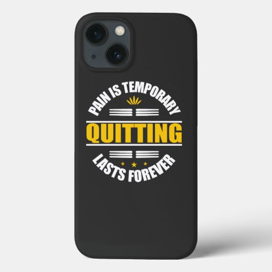 Schmerz ist vorübergehendes Aussetzen für immer Case-Mate iPhone Hülle (Rückseite)