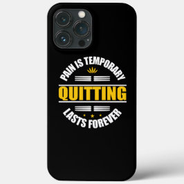 Schmerz ist vorübergehendes Aussetzen für immer Case-Mate iPhone Hülle