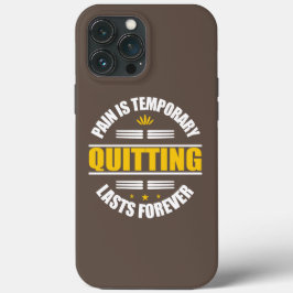 Schmerz ist vorübergehendes Aussetzen für immer Case-Mate iPhone Hülle