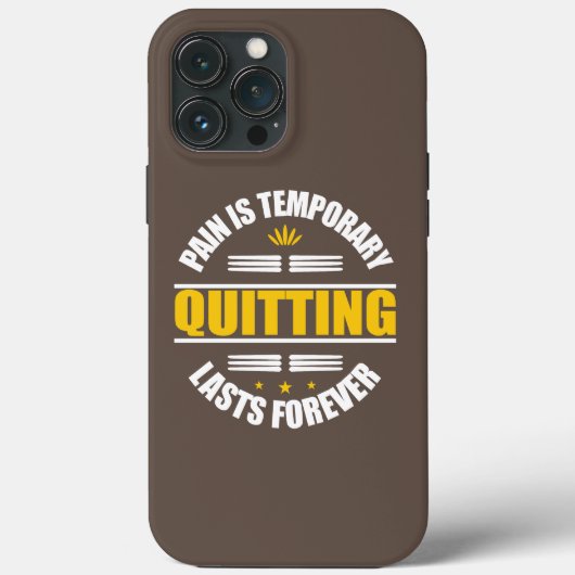 Schmerz ist vorübergehendes Aussetzen für immer Case-Mate iPhone Hülle (Rückseite)