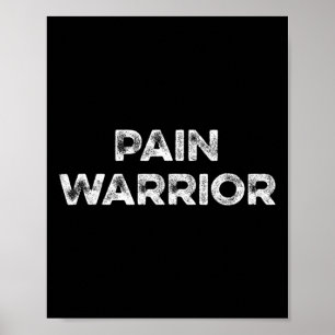 Schmerz Krieger Crps Bewusstsein Monat Orange Chro Poster
